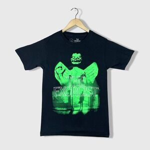 The Exorcist Graphic T-Shirt Mens Small Black Horror Goth Grunge Streetwear